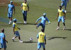 world cup 2015 team india in good spirits at sydney practice session