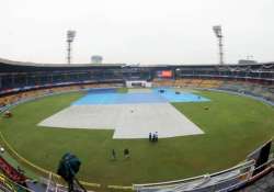 fourth day s play in bangalore test also abandoned