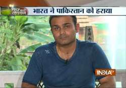 india tv exclusive virat should be aggressive with bat only says sehwag