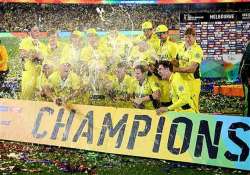 public celebration for australian cricket team on monday