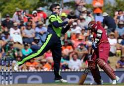 world cup 2015 west indies reach 304 7 against ireland match 5