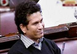 cricket icon sachin tendulkar asks rare question in rajya sabha