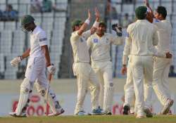 ban vs pak pakistan takes big lead on 2nd day vs bangladesh