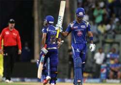 ipl 8 simmons pollard power mumbai to 187/6 against chennai in qualifier 1