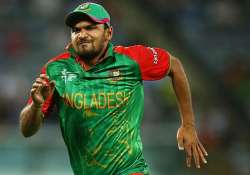 bangladesh odi captain mashrafe mortaza sustains minor injury in road accident