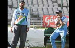 harbhajan sehwag gambhir take part in training