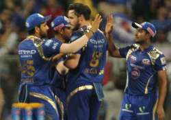 ipl 8 mumbai indians keep play off hopes alive with 5 run win over kkr