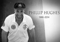 test cricket pauses to mourn hughes