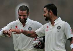 ind vs sl tons by virat kohli shikhar dhawan put india in driver s seat on day 2