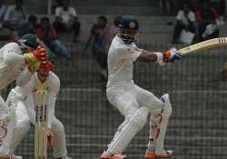 lokesh rahul pujara help india a reach 221/6 on day one