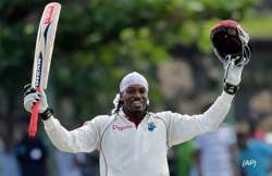 gayle puts windies on top with 333