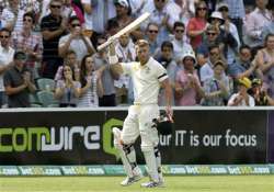 aus vs ind warner hits century before india fight back day 1