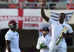 nelson mandela inspires west indies holder s maiden test century