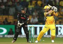 clt20 csk blitzkrieg makes up for poor fan turnout at the chinnaswamy stadium