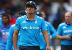 alastair cook not secure as world cup captain