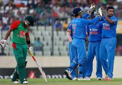 bangladesh resume play after rain halts first odi