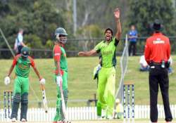 world cup 2015 warmup bangladesh makes 246 despite irfan s 5 wickets