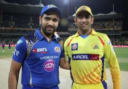 old foes mi csk lock horns for ipl silverware