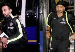 ajinkya rahane led indian cricket team arrives in zimbabwe