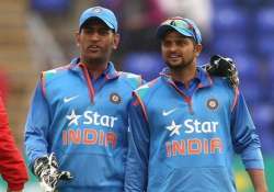 want raina to bat at no. 4 keeping world t20 in mind ms dhoni