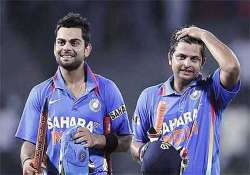 kohli raina in top 10 in icc t20 rankings