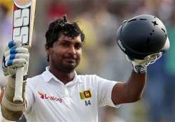 sangakkara s double ton spurs sri lanka ahead