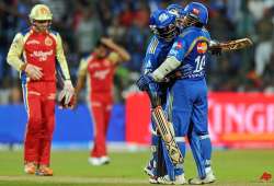 tendulkar rayudu help mi thrash rcb by 9 wickets