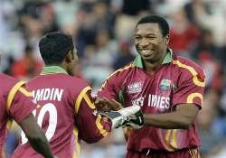 pollard badree secure easy win for west indies