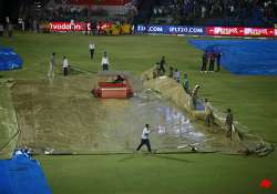 rcb vs csk tie called off after heavy downpour