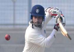 ranji trophy saxena kanitkar ali centurions on 1st day