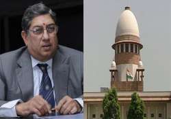 sc restraint order on bcci chief srinivasan to continue