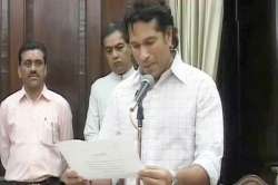 sc refuses to hear pleas against sachin s nomination