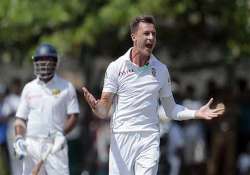 sl vs sa steyn morkel leave sri lanka struggling at 161 6 till lunch