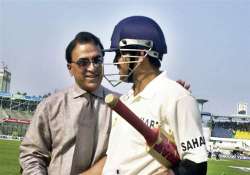 sachin getting runs is a good sign says gavaskar