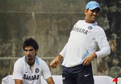 unwell dhoni misses match eve practice but expected to play