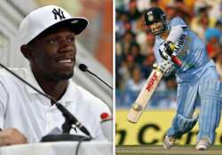 world s fastest man wants to watch sachin bat