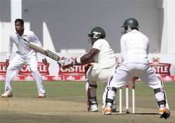 zimbabwe makes solid start against bangladesh