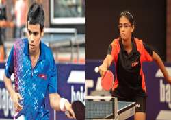 abhishek sagarika win junior titles in north zone table tennis