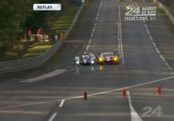 british driver breaks his back in crash at le mans 24 hour race