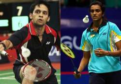 cwg 2014 kashyap assured of silver sindhu loses in badminton semis