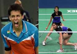 cwg 2014 kashyap wins gold jwala ashwini settle for silver in badminton