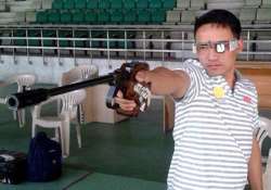 cwg rai breaks record to enter 50m men s pistol finals