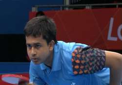 commonwealth tt ghosh sends india into second successive final