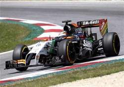 german gp force india drivers to start 9th 10th