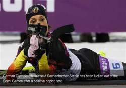 german biathlete italian bobsledder test positive