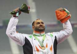 inderjeet wins gold in shot put in asian athletics