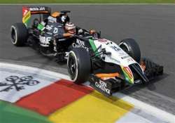 italian gp force india drivers to start 10th 14th