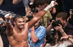 david haye of britain is world heavyweight boxing champion