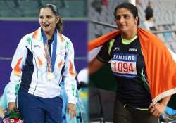 asian games sania seema clinch gold india maintain 9th place