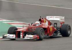 vettel holds 1st test with ferrari at fiorano